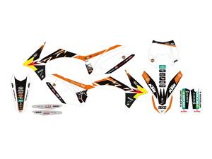 Blackbird racing grafika készlet KTM TROPHY22 Matricák és kiállító állványok