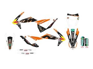 Blackbird racing grafika készlet KTM TROPHY22 Matricák és kiállító állványok
