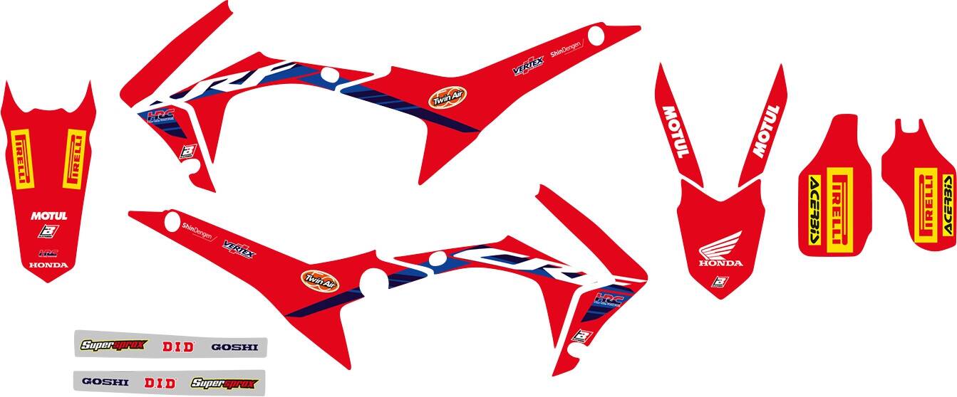 Blackbird racing grafika W/S CVR HRC 22 Matrica 0