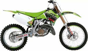 Blackbird racing 8408R14 grafikus készlet ülésborító replika csapat Kawasaki H & f 2022 Matrica 4