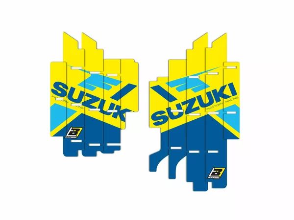 Blackbird racing A302R9 RADIÁTOR LOUVERS Grafikus csapat Suzuki KSRT 2022 Matrica 0