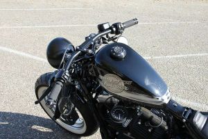 Cult werk HD-SPO029 Kormánybilincs Harley Sportsterhez Kormányra szerelhető kiegészítő 3