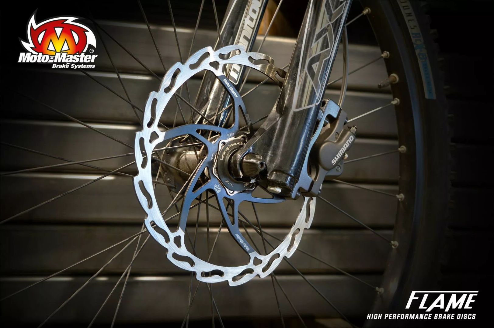 Moto-master 720007 Flame Féktárcsa MTB Féktárcsa és alkatrészei 1