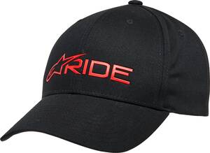 Alpinestars (casuals) HAT RIDE3 BLACK/RED Motoros maszk, arcvédő, sapka és sál