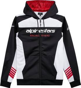 Alpinestars (casuals) kapucni ZIP SES-LXE BK/WT XL Motoros ing, pulóver