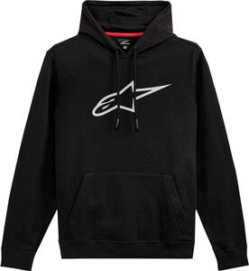Alpinestars (casuals) HOODIE kortalan BLK/GRY XL Motoros ing, pulóver