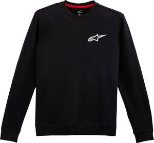 Alpinestars (casuals) gyapjú CREW kortalan fekete M Motoros ing, pulóver