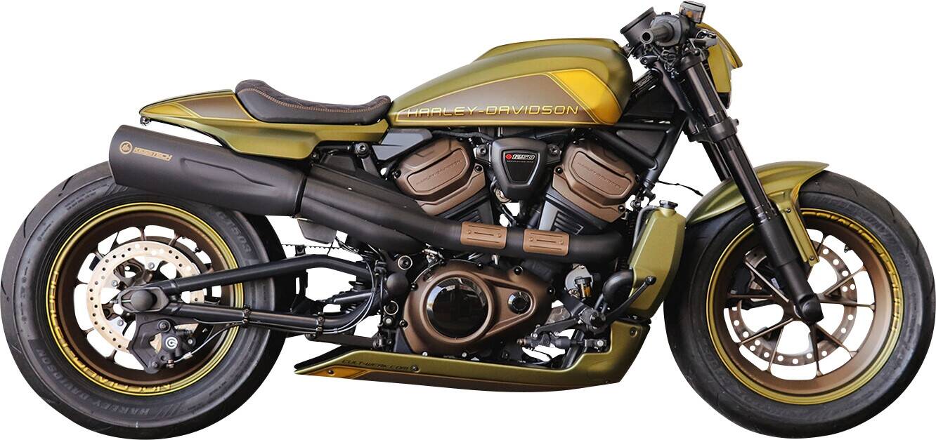 Kesstech HARLEY DAVIDSON SPORTSTER S KIPUFOGÓDSZER fekete Kipufogó dob - Slip On 0