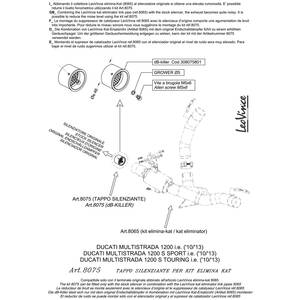 Leovince DBKILLER 8075 Motor kipufogó alkatrész
