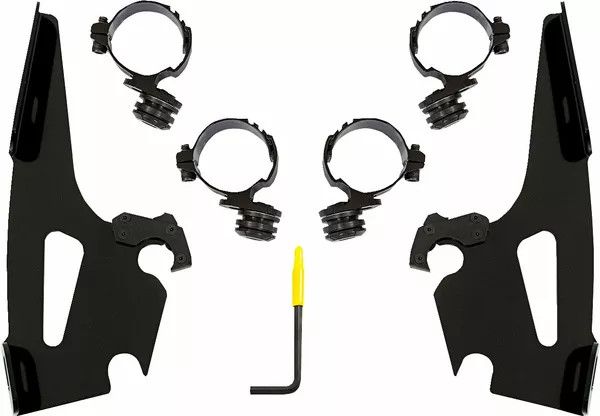 Memphis shades metric MEB2067 Batwing Fairing Trigger Lock szerelőkészlet Szélvédő és karosszéria rögzítő alkatrész 0