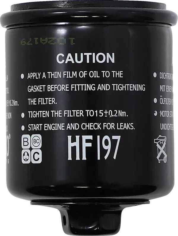 Hiflofiltro HF197 olajszűrő Olajszűrő 0