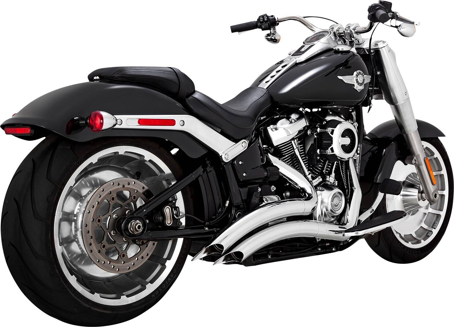 VANCE & HINES kipufogó BIG-R króm 18+ FB Teljes kipufogórendszer 0