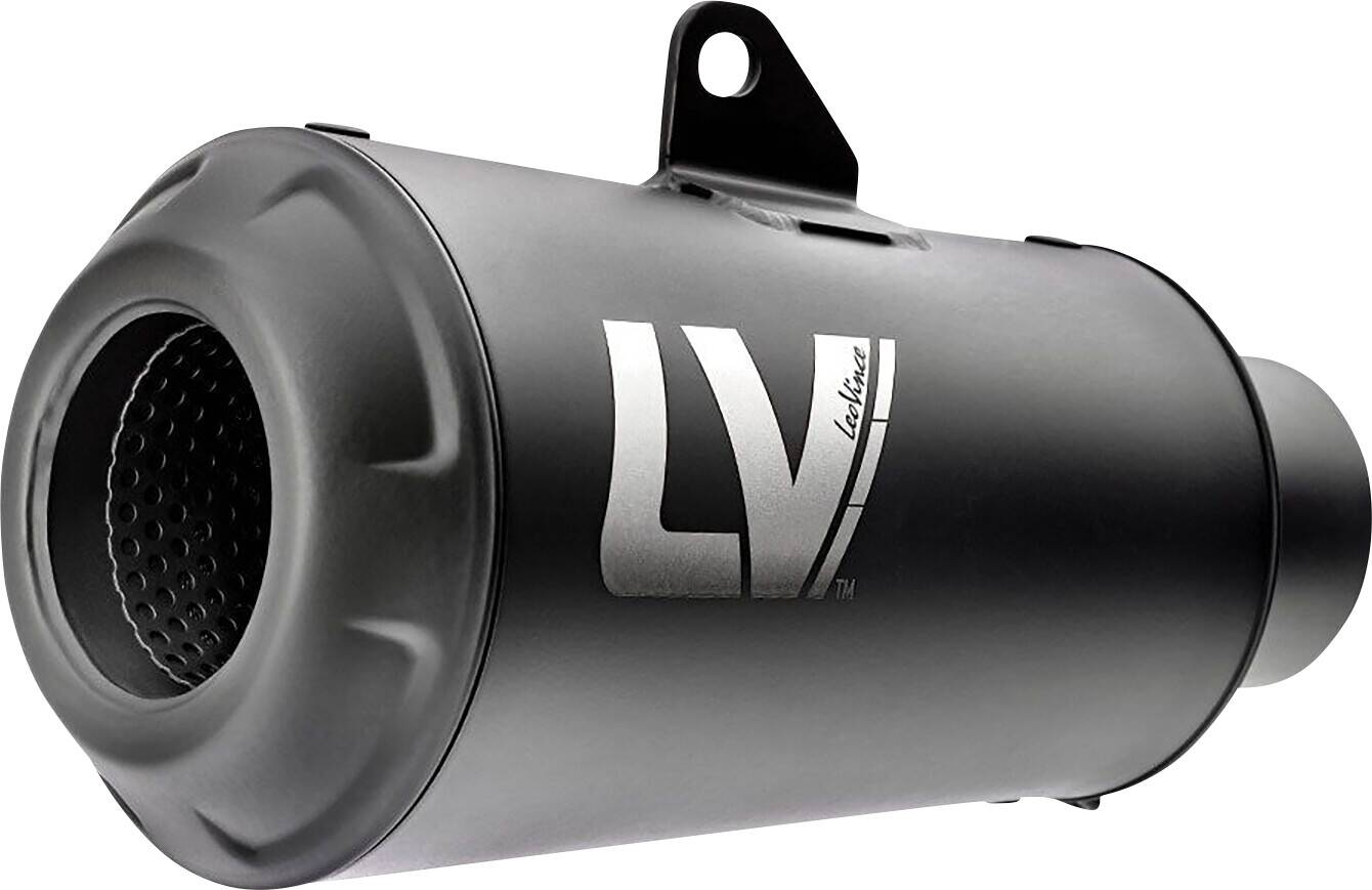 Leovince LV-10 teljes fekete SLIP-ON kipufogódob rozsdamentes acél Kipufogó dob - Slip On 0