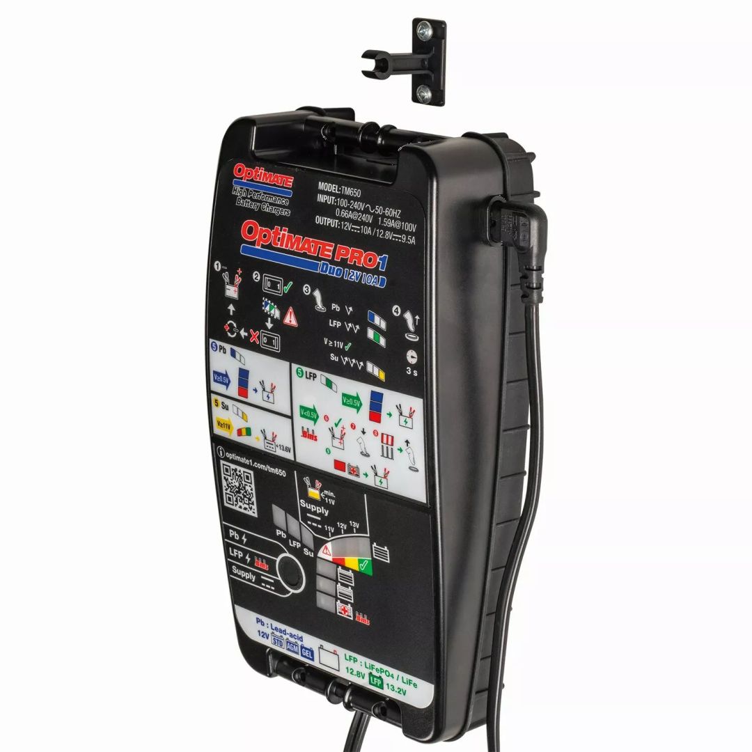 Tecmate TM650VDE optimatus pro-1 duó Akkumulátor töltő 2