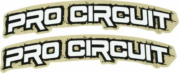 Pro circuit DC0010-retro sárvédő matricák Matrica 0