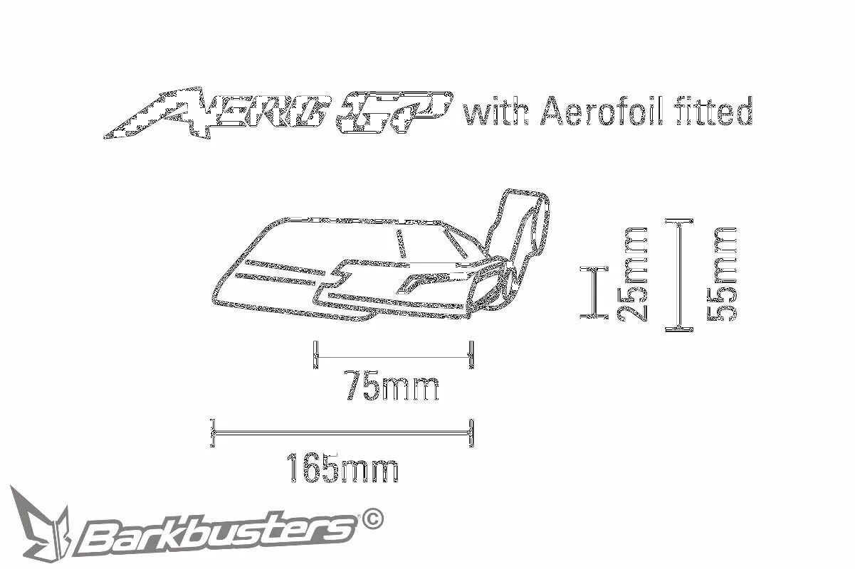 Barkbusters AGP-001-01-BK AERO-GP karvédő Kézvédő, kézmelegítő 3