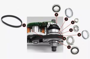 Black bearing EM-009-BROSE csapágyak Brose motorhoz Ebike motor alkatrész 2