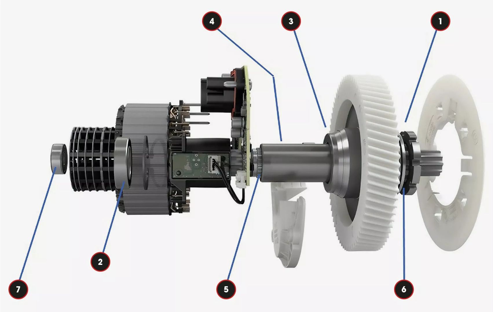 Black bearing EM-023-BOSCH Csapágyak Bosch Motor Gen3 Ebike motor alkatrész 1