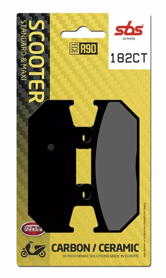 Sbs 182CT CT Scooter Carbon Tech Organic fékbetétek Fékbetét 0
