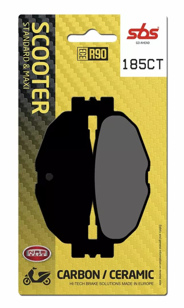 Sbs 185CT CT Scooter Carbon Tech Organic fékbetétek Fékbetét 0