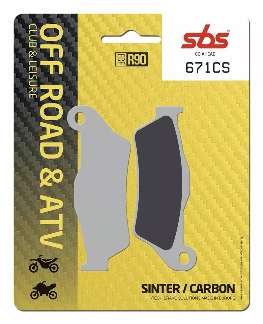 Sbs 671CS CS karbon fékbetét Fékbetét 0