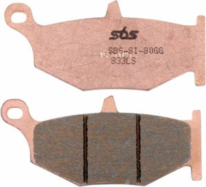 Sbs 833LS LS Street Excel szinterezett hátsó fékbetétek Fékbetét