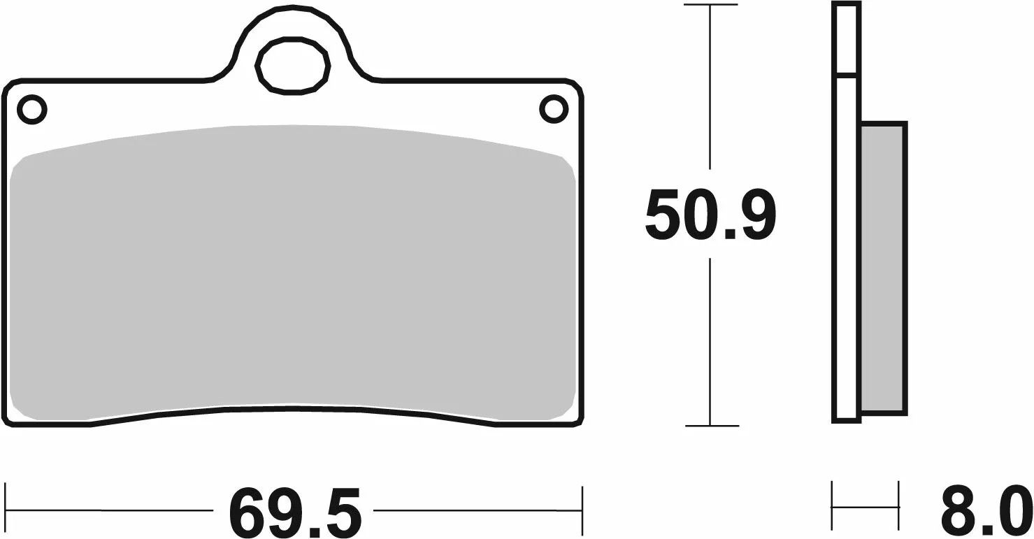 Sbs 566RST RST Fékbetétek Fékbetét 1