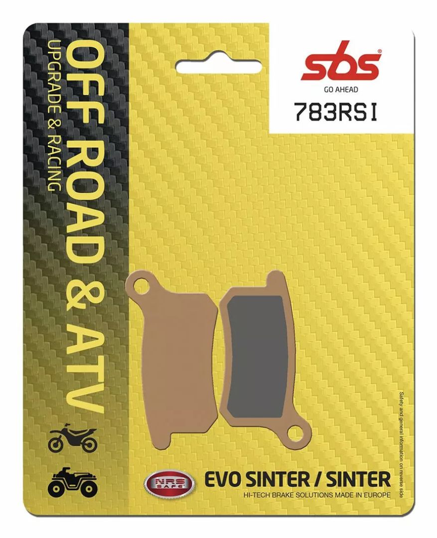 Sbs 783RSI RSI Offroad Racing szinterezett fékbetétek Fékbetét 0