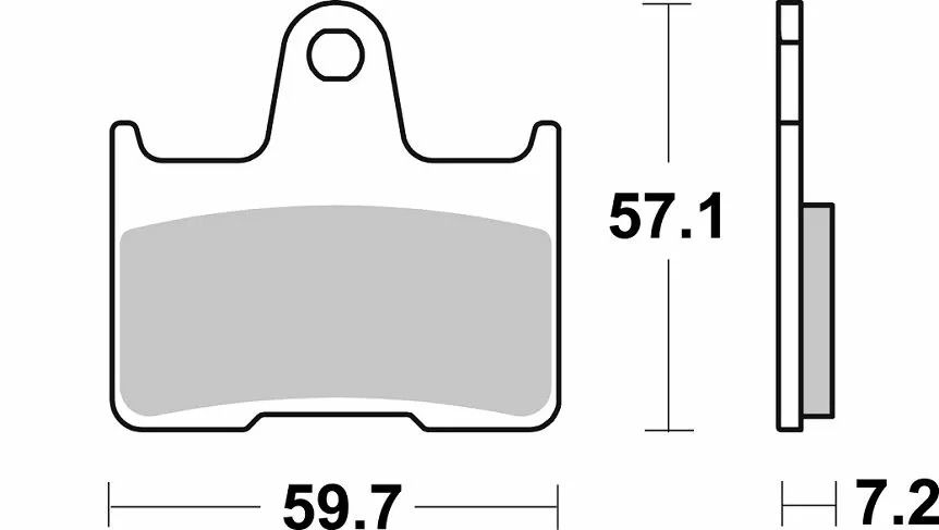 Sbs 957PSI PSI fékbetét Fékbetét 1