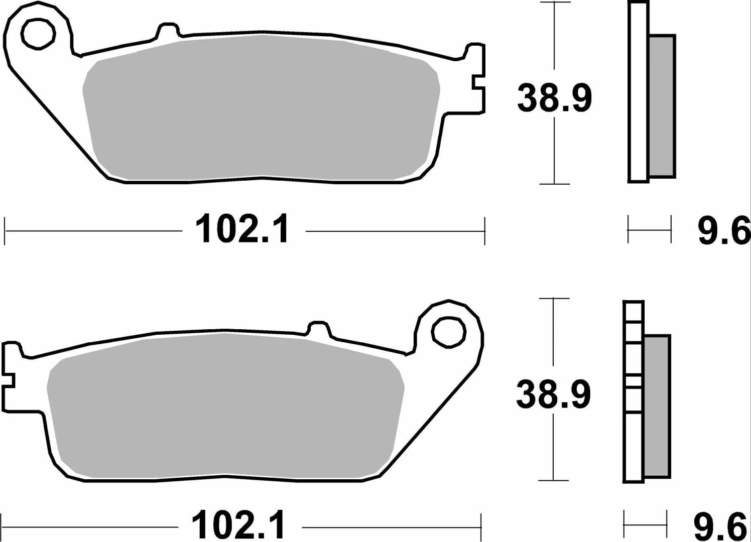 Sbs 700RST RST fékbetétek Fékbetét 1