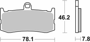 Sbs 864RST RST Fékbetétek Fékbetét 1