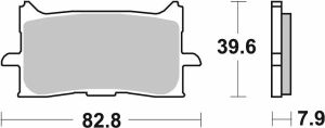 Sbs 940RST RST Fékbetétek Fékbetét 1