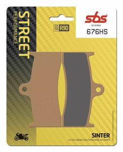 Sbs 676HS szinterezett fém Harley/Buell fékbetétek Fékbetét