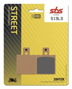 Sbs 519LS LS Street Excel szinterezett hátsó fékbetétek Fékbetét