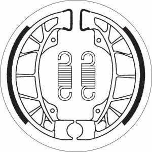 Sbs 2195 ATV/utcai fékpofák Fékpofa