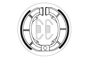 Sbs 2181 utcai fékpofa Fékpofa