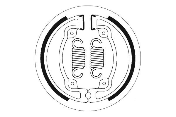 Sbs 2203 utcai fékpofa Fékpofa 0