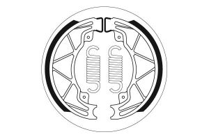 Sbs 2205 utcai fékpofa Fékpofa