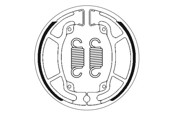 Sbs 2208 utcai fékpofa Fékpofa 0