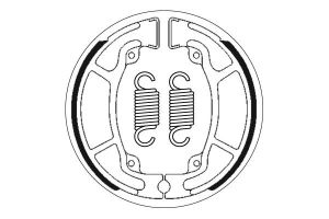 Sbs 2208 utcai fékpofa Fékpofa