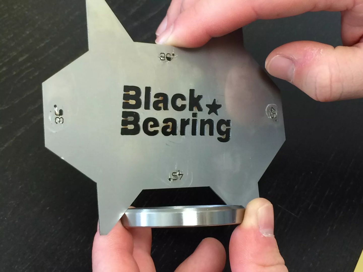 Black bearing To-toolheadset szög mérőeszköz Szerszám motorkerékpár szereléshez 1
