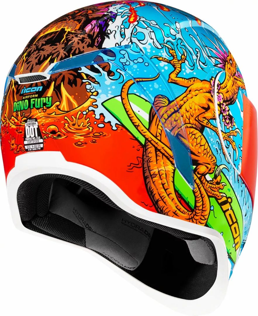 Icon 0101-14790 AirForm ™ Dino Fury bukóSISAK Bukósisak  zárt 2