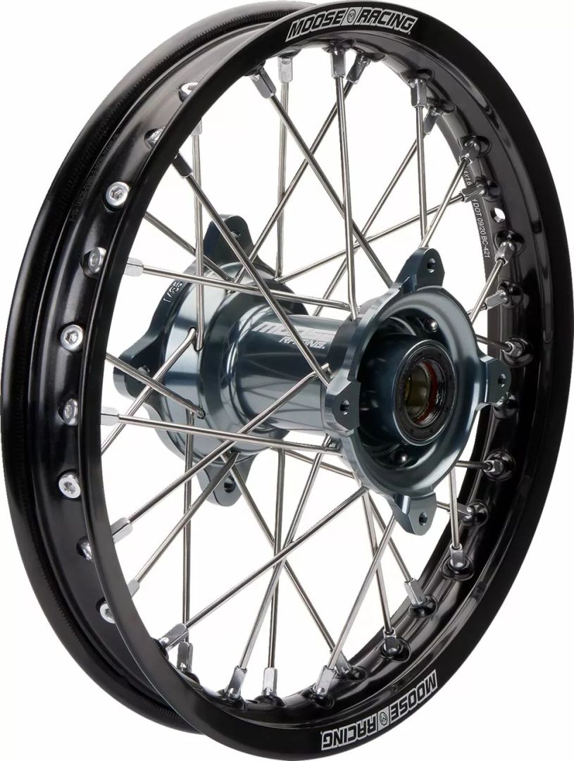 Moose racing hard-parts MR-16014-BKgy SX-1 teljes kerekek Kerék és kerék alkatrészek 0