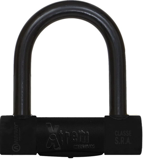 Auvray K85100BaUV U-Lock Black Edition Motorkerékpár lezáró lánc, lakat, zár, tárcsafékzár, riasztó 0