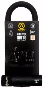 Auvray W1085250BE U-LOCK XTREM Black Edition Motorkerékpár lezáró lánc, lakat, zár, tárcsafékzár, riasztó 1