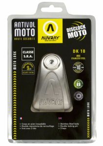Auvray DK10IAUV lemezlezárás DK10 Motorkerékpár lezáró lánc, lakat, zár, tárcsafékzár, riasztó 1