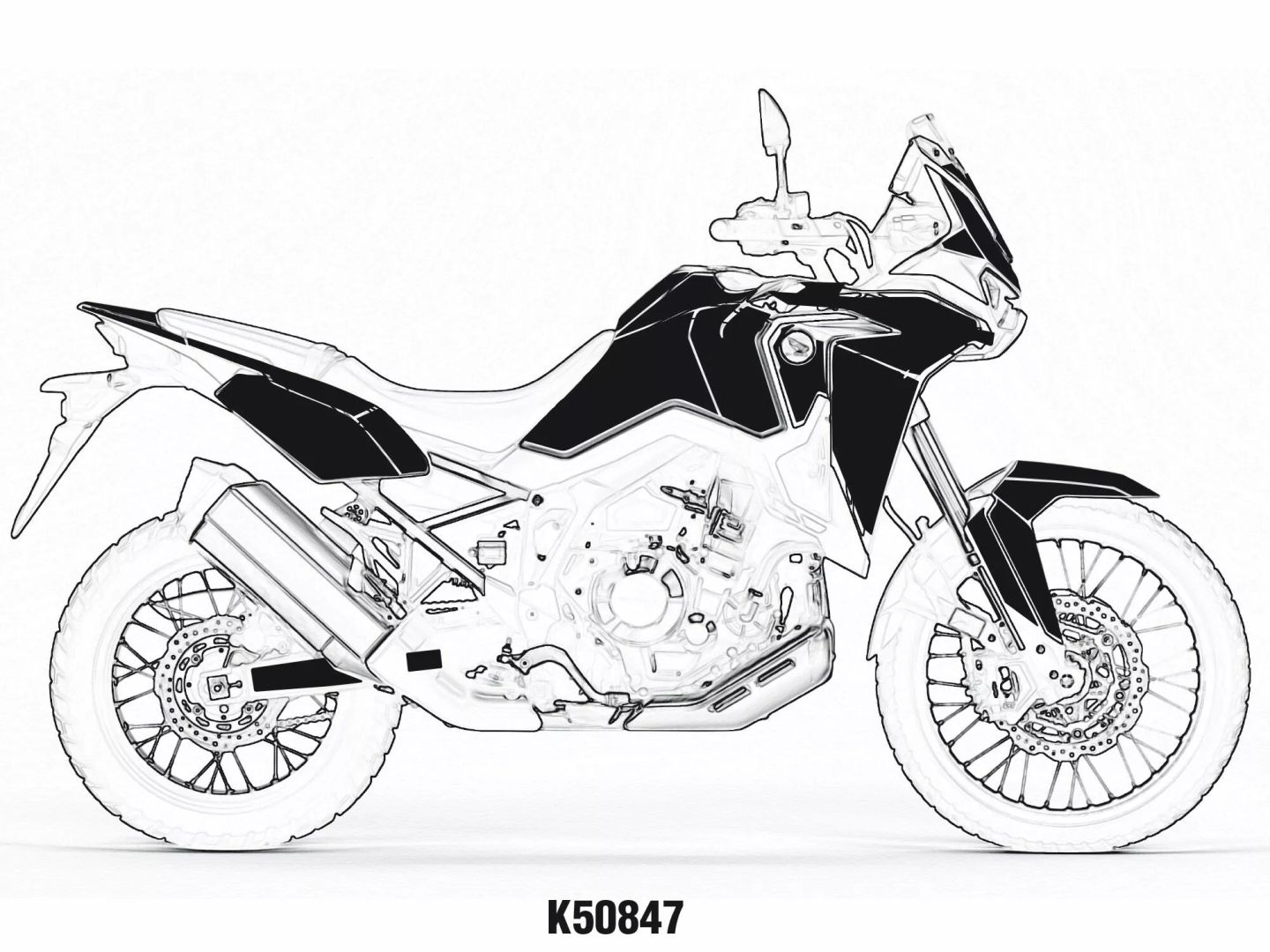Uniracing K50847 matricakészlet Matrica 4