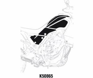 Uniracing K50865 Scratch Saver Yamaha Tenere 700 Matrica 1
