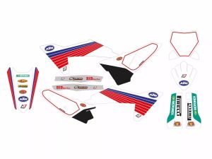 Blackbird racing 2548AA/01 grafikus készlet retro Matrica