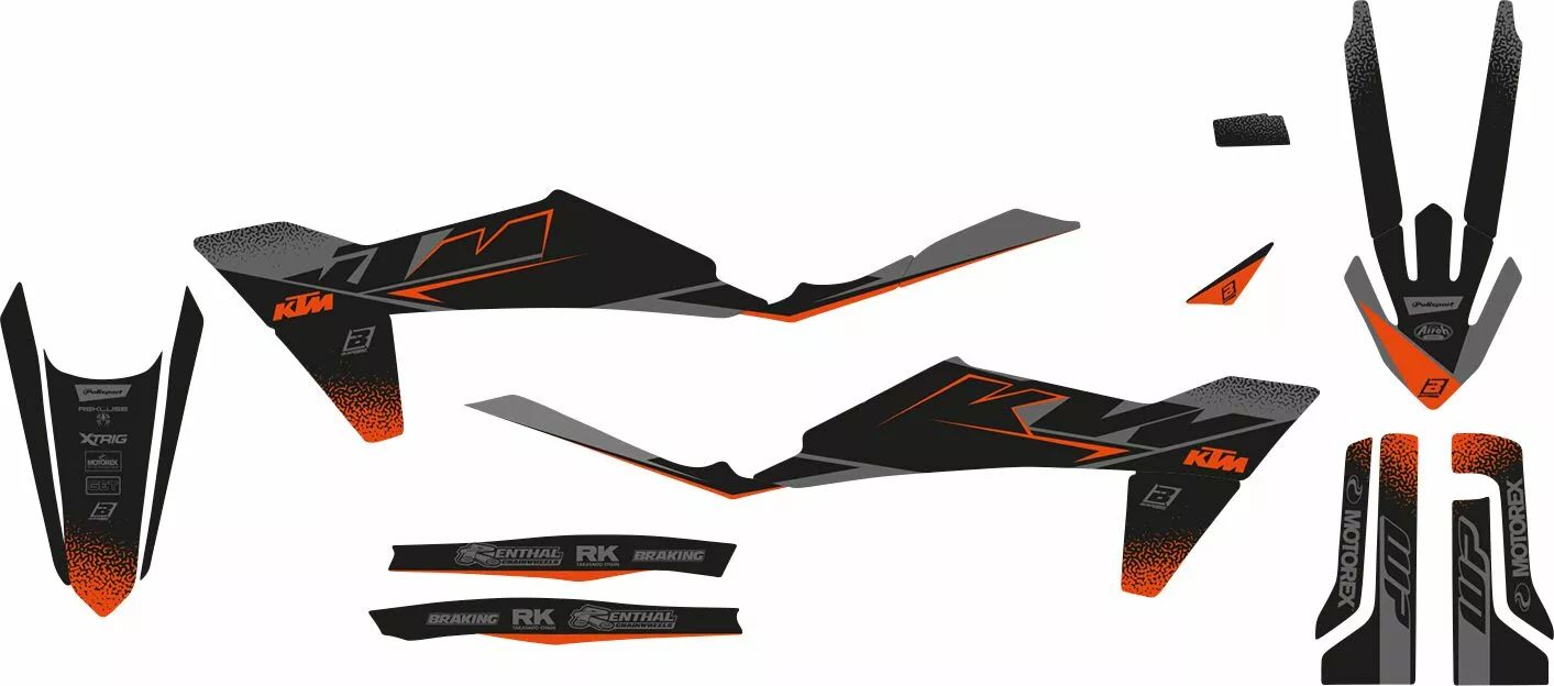 Blackbird racing 8548Y grafikus készlet ülésborítással Matrica 1